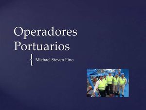 Operadores Portuarios