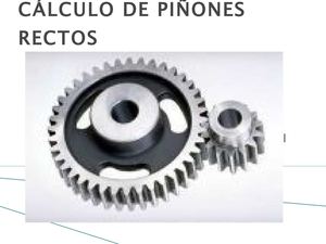 Calculo De Piñones Rectos