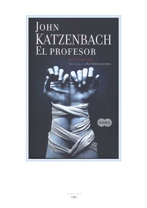 El Profesor John Katzenbach