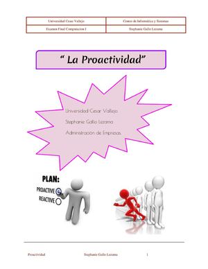 Proactividad