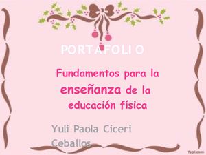 Portafolio De Educacion Fisica