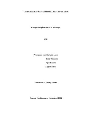 Campos De Aplicacion De La Psicologia