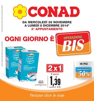Volantino Conad Lombardia Dal 26 Novembre Al 8 Dicembre