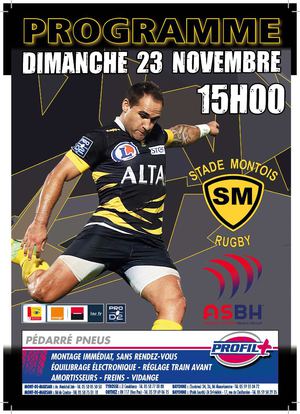 PROGRAMME DE MATCH SMR vs BEZIERS 23/11/2014