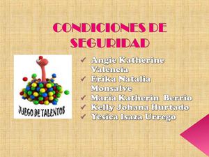 Condiciones De Seguridad