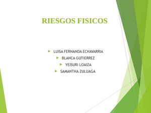 Riesgos Fisicos