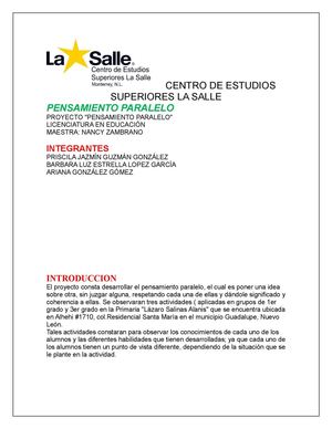 Pensamiento Paralelo