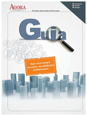 Jornal Agora - Edição 11005 - Guia Agora - 26 de novembro de 2014