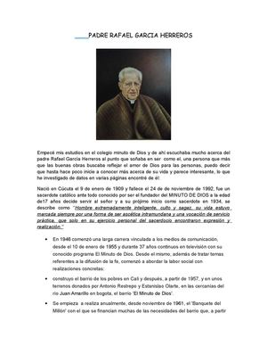 Padre Rafael Garcia Herreros