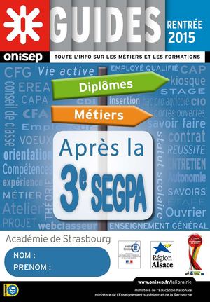 Guide Après la 3e SEGPA 2015