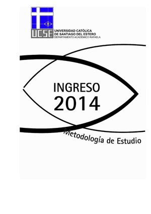Metodologia De Estudio 2014
