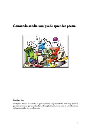 Cuadernillo De Trabajo Poesía