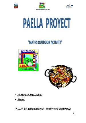 Paella Comenius