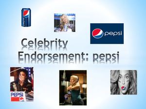 Pepsi's use of Celebrity Endorsement