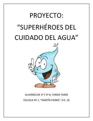 Publicacion Superheroe Agua