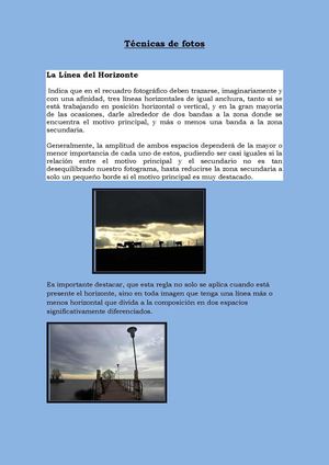 Tecnicas De Fotos