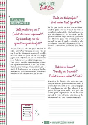 Guide d'entretien