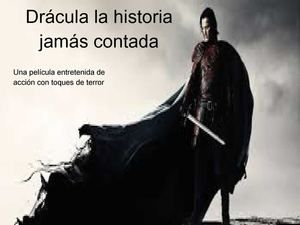Drácula La Historia Jamás Contada