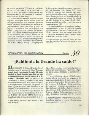 Apocalipsis Capítulo 30 - Páginas 205 215 - ¡Babilonia La Grande Ha Caído!.