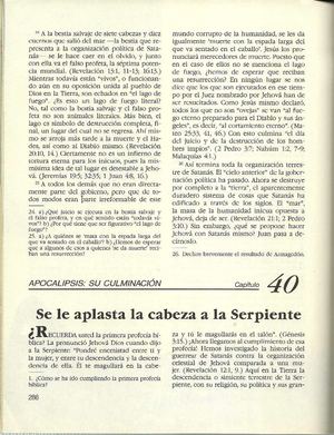 Apocalipsis Capitulo 40 Páginas 286 295 - Se Le Aplasta La Cabeza A La Serpiente