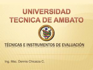 Instrumentos De Evaluación