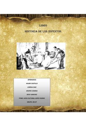 Libro Historia De Los Inventos