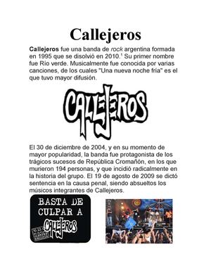 Callejeros