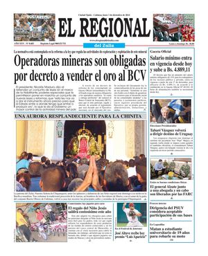 El Regional del Zulia 01-12-2014