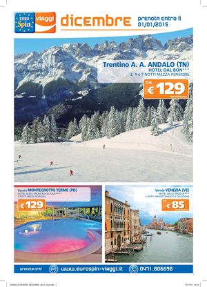 Catalogo Eurospin Viaggi Dicembre