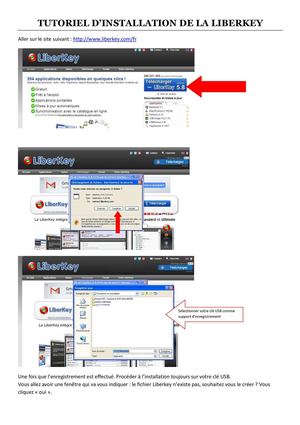 Tutoriel Installation Liberkey