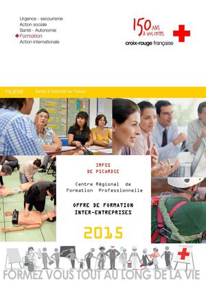 CROIX-ROUGE FRANCAISE PICARDIE Calendrier Inter Sst 2015