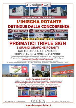 Insegne Aziendali rotanti e luminose