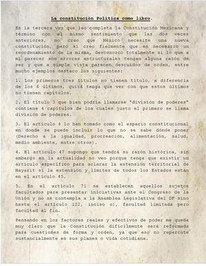 La Constitución Como Libro