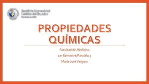 Propiedades Químicas