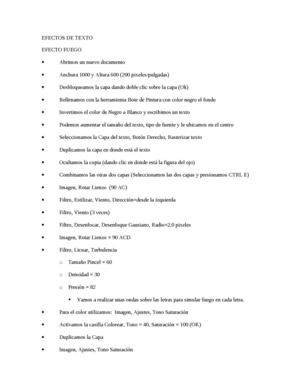 Efectos De Texto En Photoshop