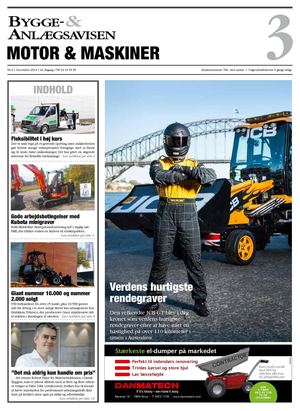 Bygge- & Anlægsavisen - December 2014: Motor & Maskiner