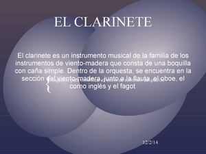 El Clarinete