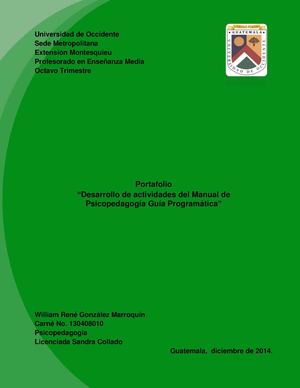 Portafolio Psicopedagogía