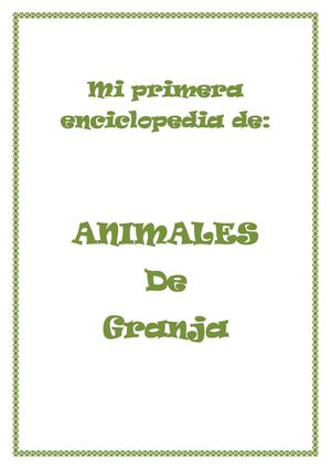 Animales De Granja
