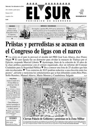 El Sur Miercoles 03122014