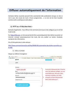 Tutoriel Diffusion Avec Ifttt Et Melagri
