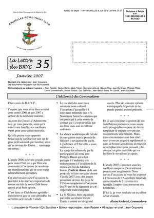 La lettre du BRYC 35