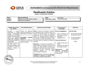 Planificación Medios De Transportes
