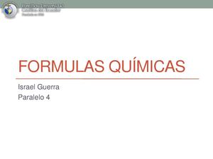 Formulas Químicas