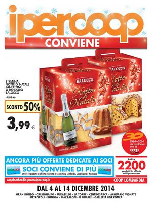 Volantino Iper Coop Lombardia Dal 4 Al 14 Dicembre