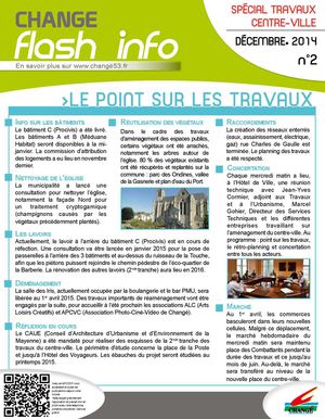 Flash info spécial "Travaux centre-ville" n°2