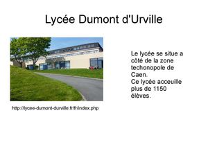 Lycée Dumont D'Urville à Caen Valentin Et Adrien