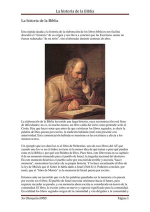 La Historia De La Biblia