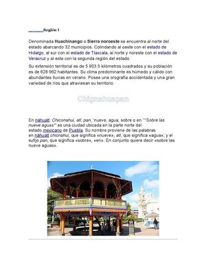 Costumbres & tradiciones de las regiones de Puebla.