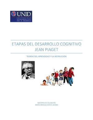 Etapas Del Desarrollo Cognitivo Según Piaget